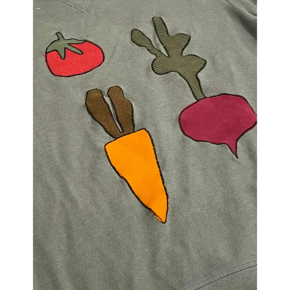 Large/extra Large Upcycled Vegetable Pullover Shirt - Picture 4 of 4